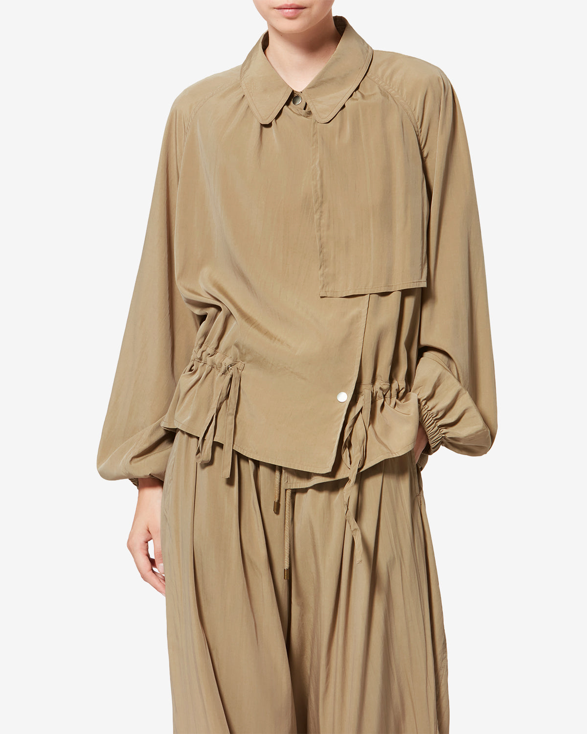 GWENOLA JACKET Woman khaki | ISABEL MARANT Official online store