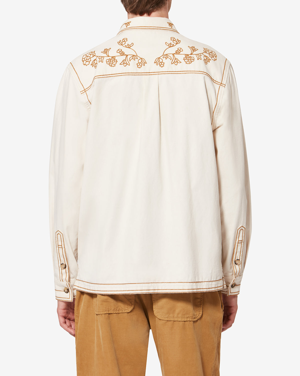 RUDY JACKET Man chalk | ISABEL MARANT Official online store