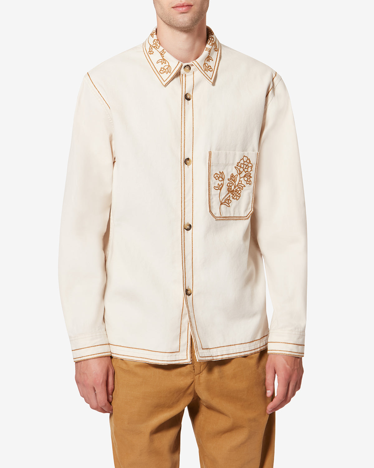 RUDY JACKET Man chalk | ISABEL MARANT Official online store