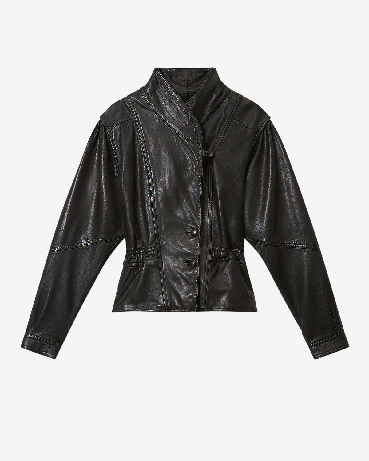 isabel marant レザージャケット Leather jacket in black - Isabel Marant | Mytheresa
