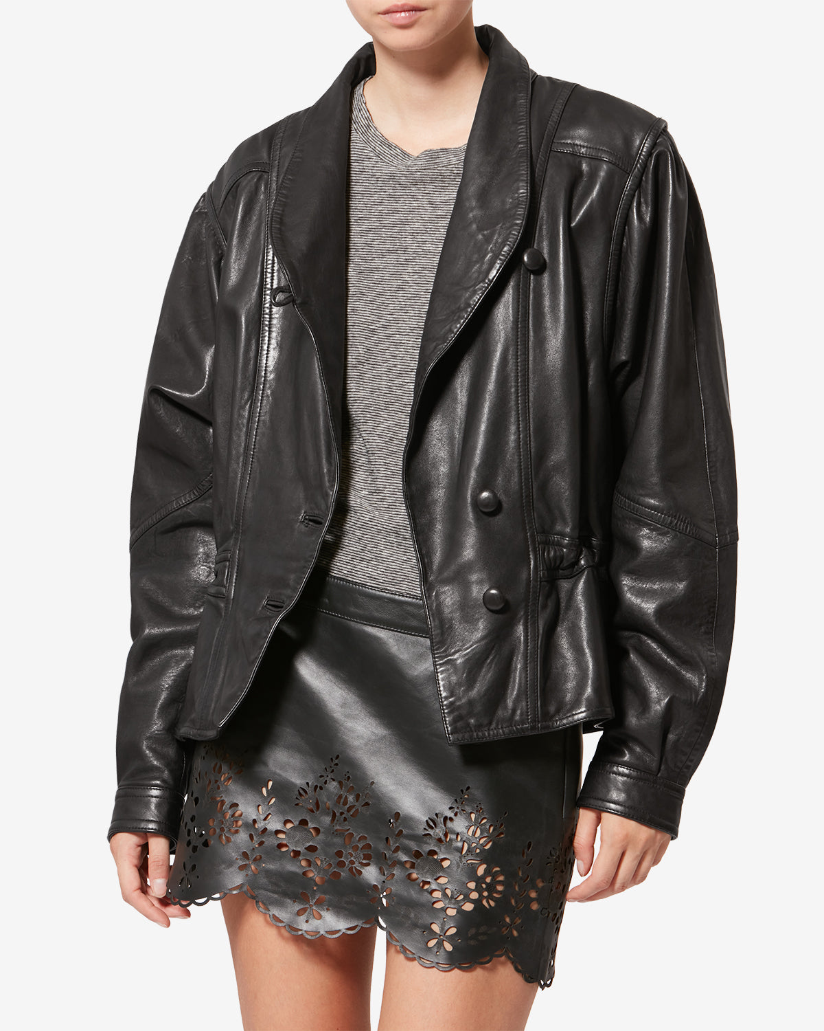 TRESSY JACKET Woman black | ISABEL MARANT Official online store