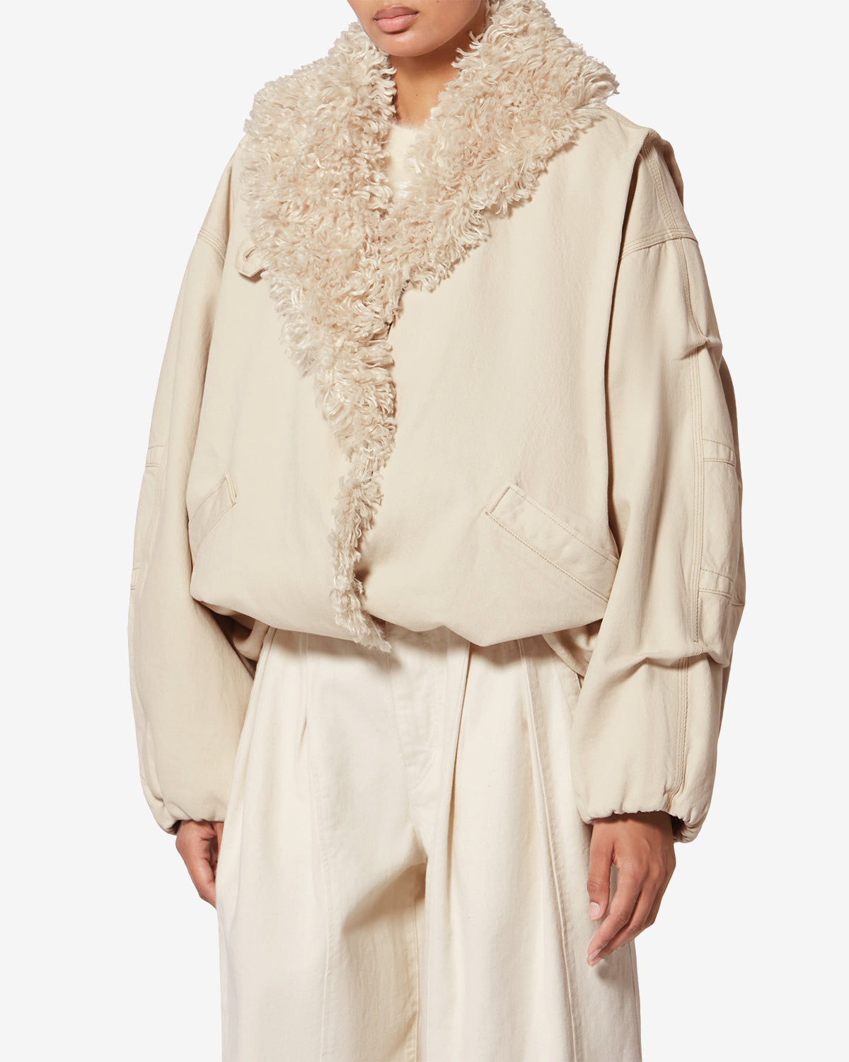 CHARONE JACKET Woman ecru | ISABEL MARANT Official online store