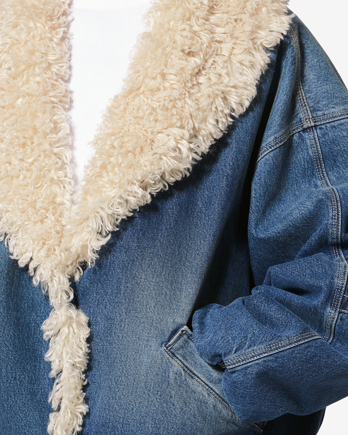 Charone denim jacket - Blue - Woman - 2