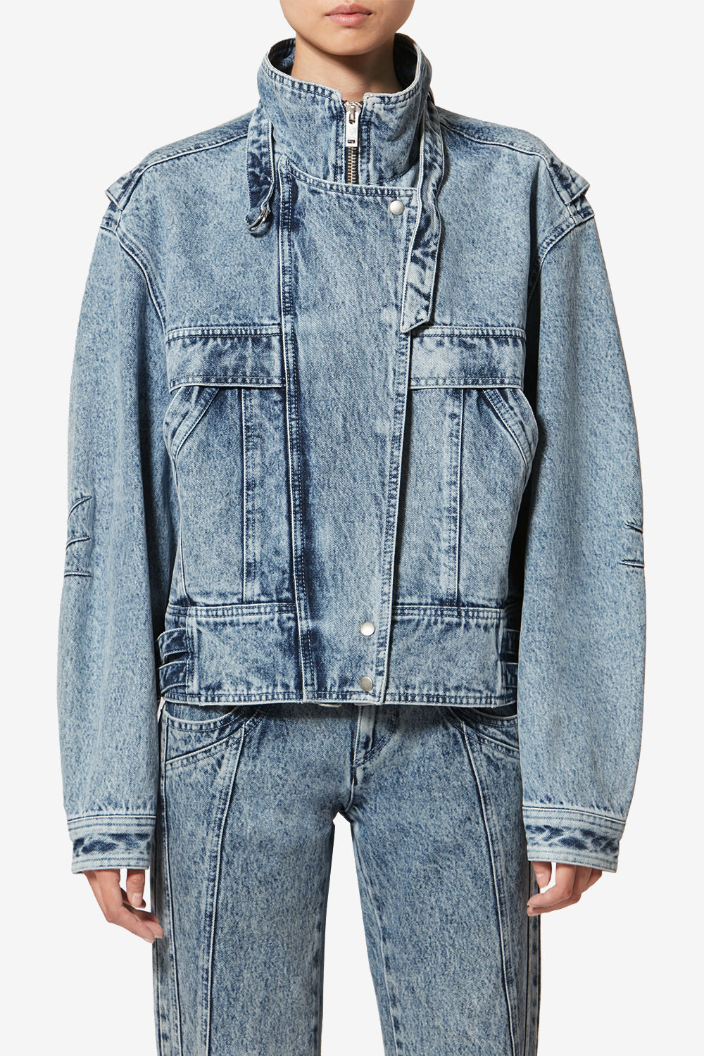 Joseline denim jacket - Light blue - Woman - 4