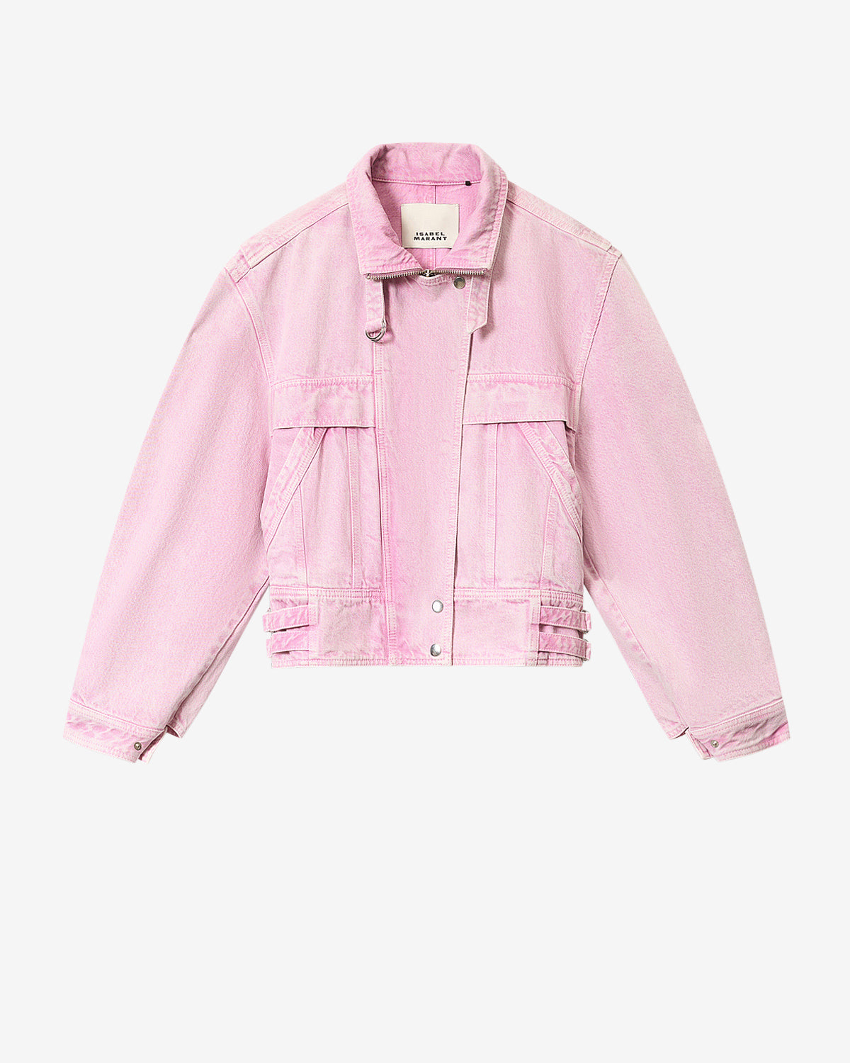 Veste joseline en denim - Rose - Woman - 5