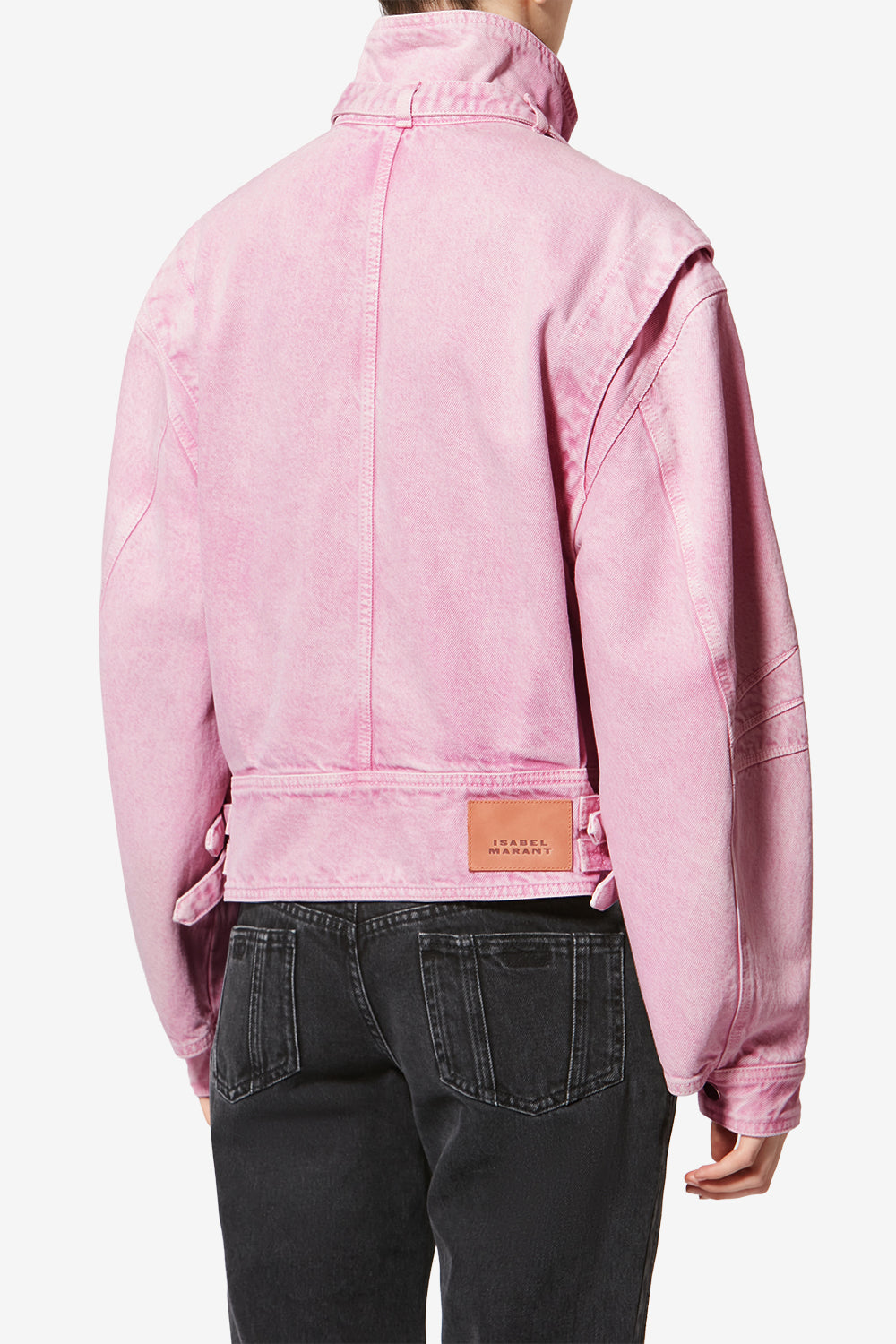Chaqueta joseline de denim - Rosa - Woman - 5
