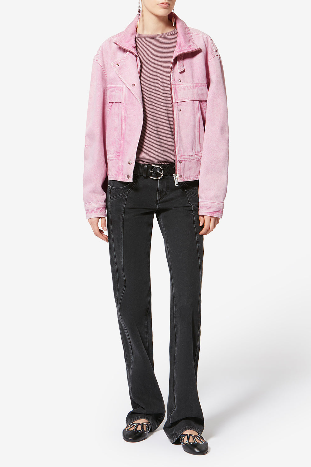 Chaqueta joseline de denim - Rosa - Woman - 2