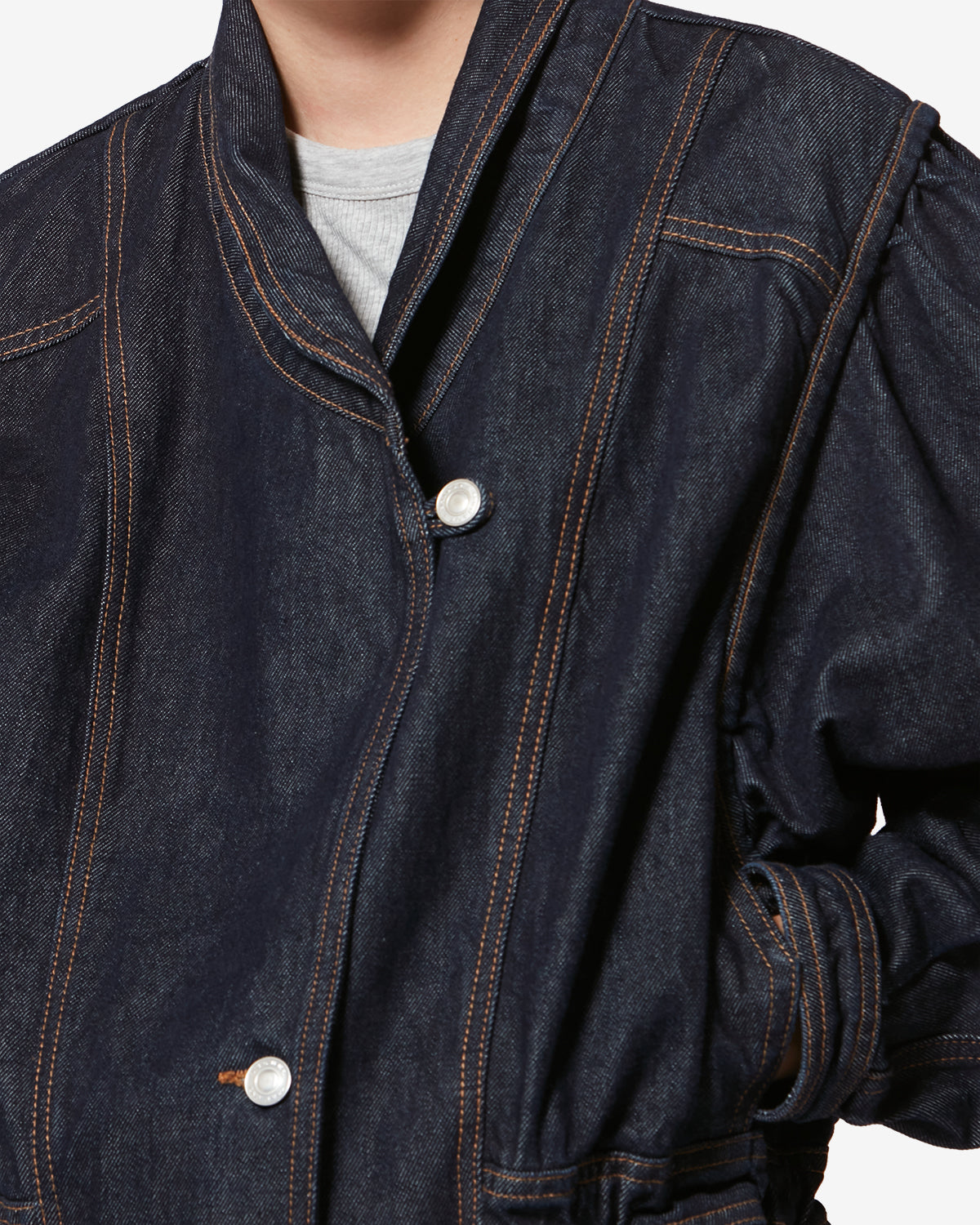 DOLIE JACKET Woman dark midnight | ISABEL MARANT Official online store