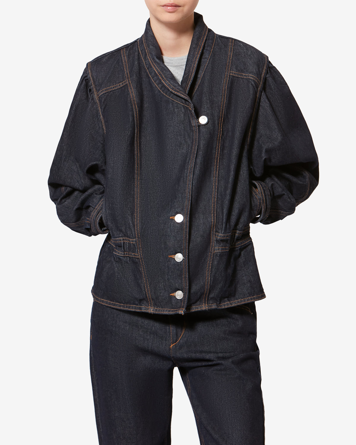 Chaqueta dolie de denim - Dark midnight - Woman - 3