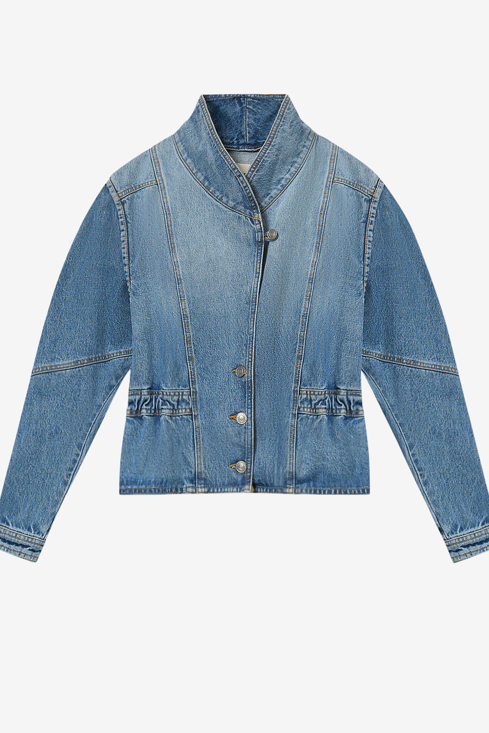 Dolie cotton jacket - Light blue - Woman - 1