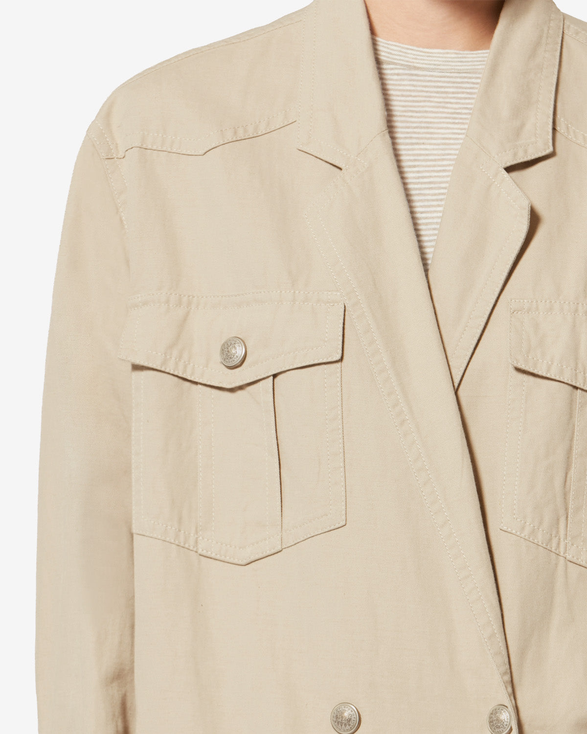 NEVALA JACKET Woman beige | ISABEL MARANT Official online store