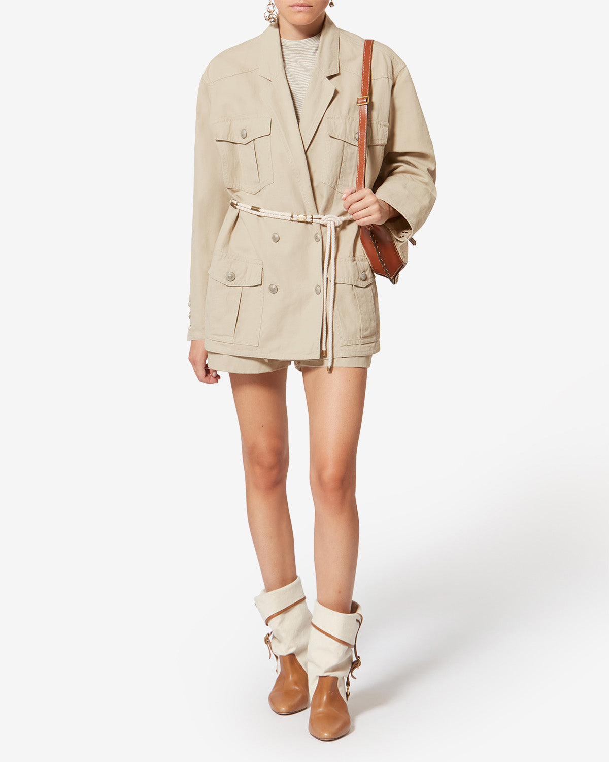 NEVALA JACKET Woman beige | ISABEL MARANT Official online store