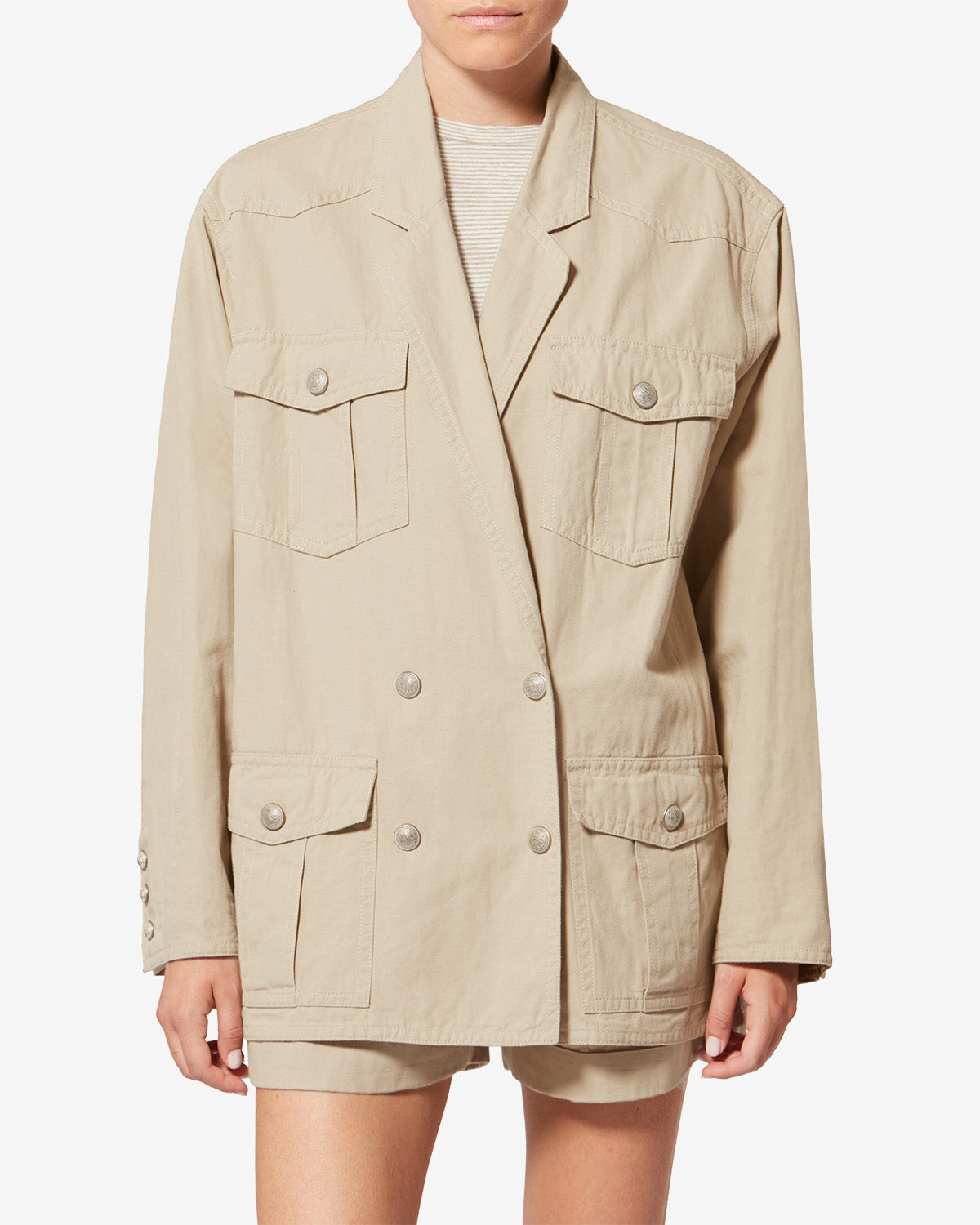 NEVALA JACKET Woman beige | ISABEL MARANT Official online store