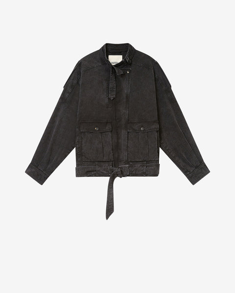 ISALYA JACKET Woman black | ISABEL MARANT Official online store