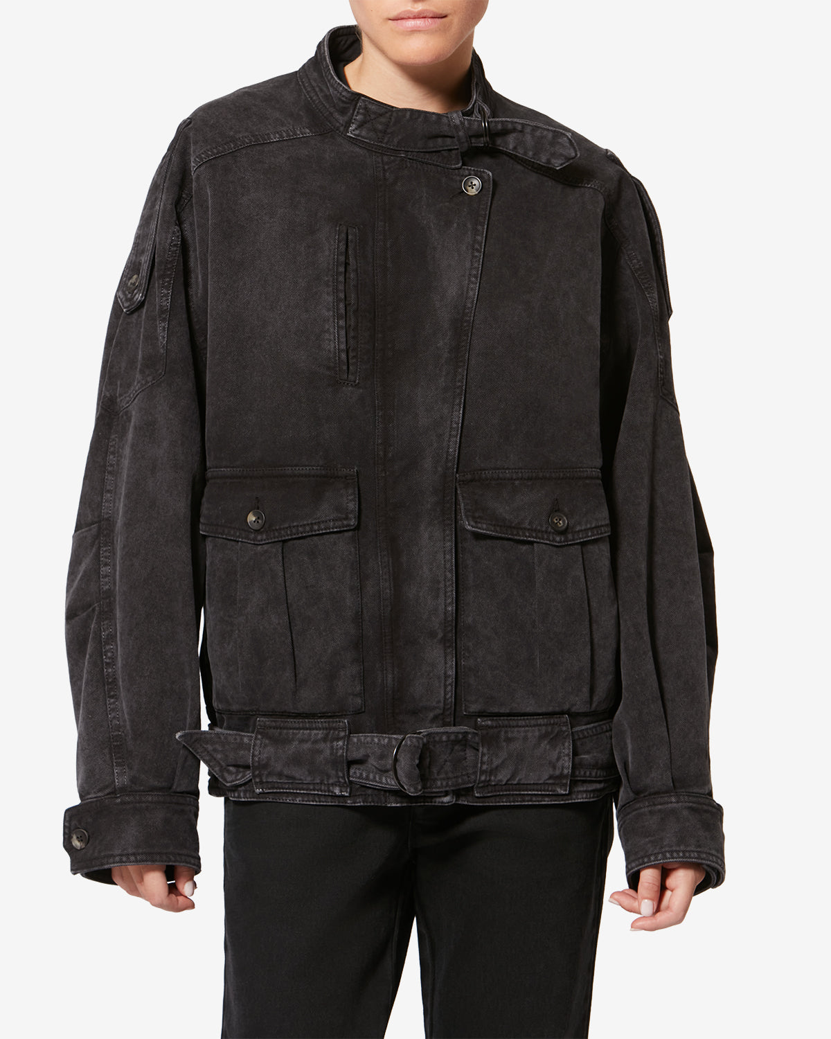 ISALYA JACKET Woman black | ISABEL MARANT Official online store