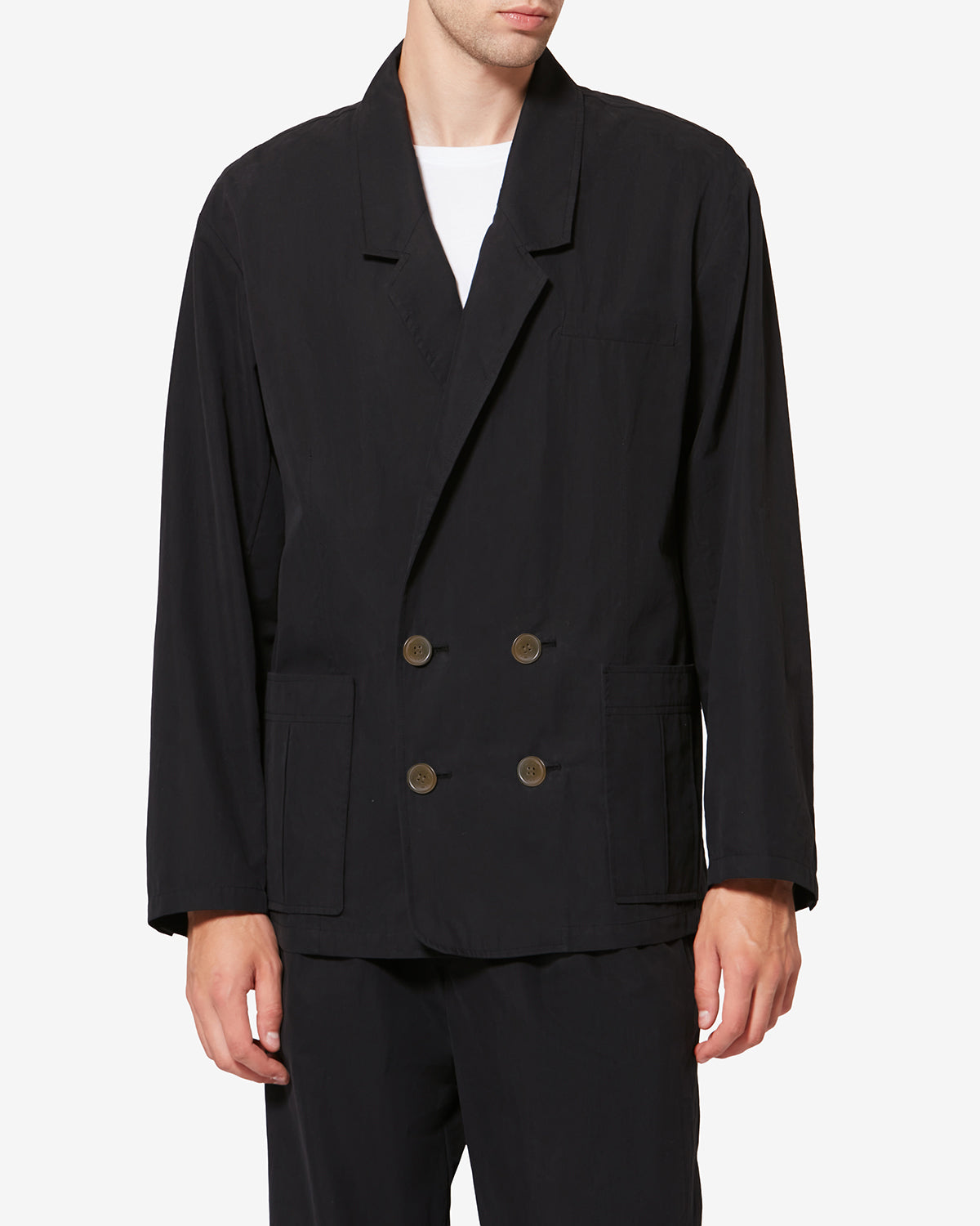 Yhann 캐주얼 블레이저 재킷 - 검정으로 씻어낸 - Man - 3