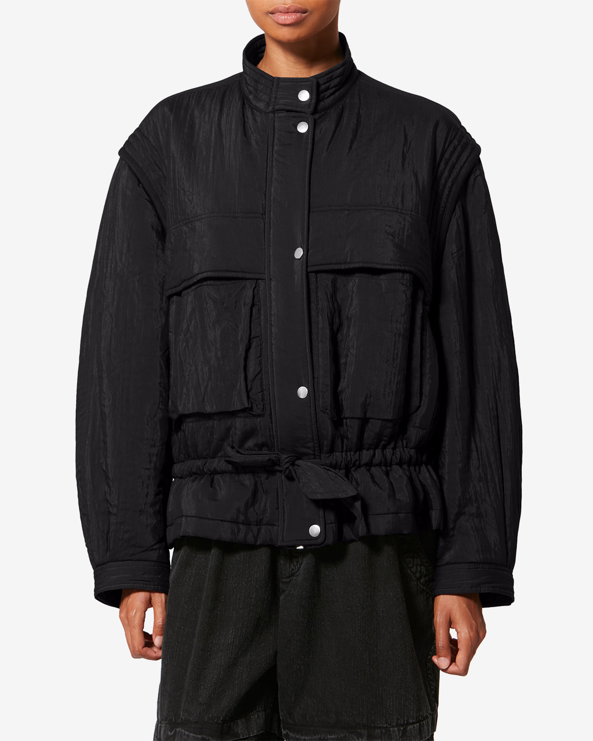 BLANDINA JACKET Woman black | ISABEL MARANT Official online store