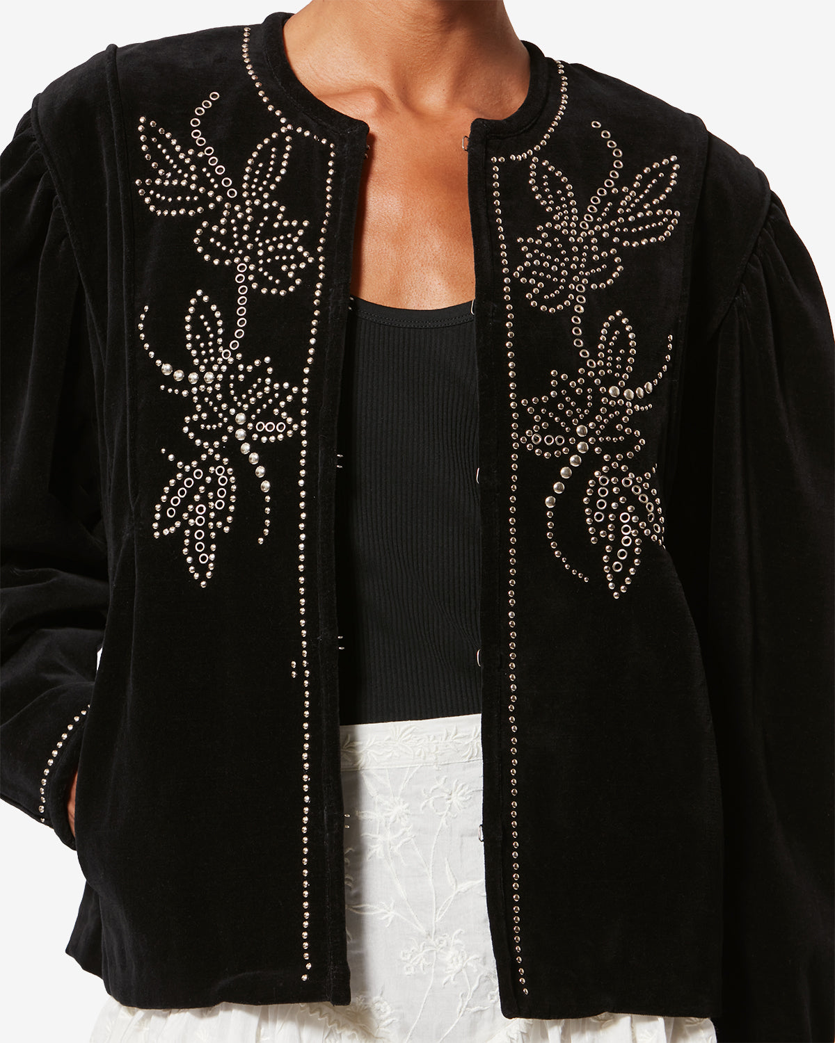 PIETRA JACKET Woman black | ISABEL MARANT Official online store