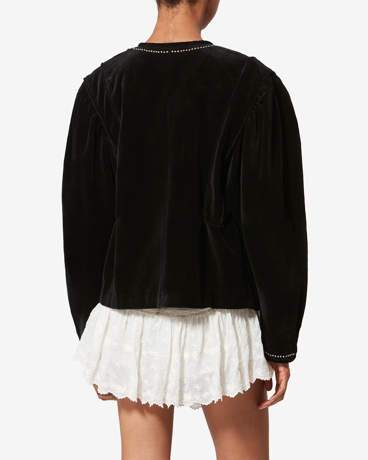 Veste pietra en velours - Noir - Woman - 4