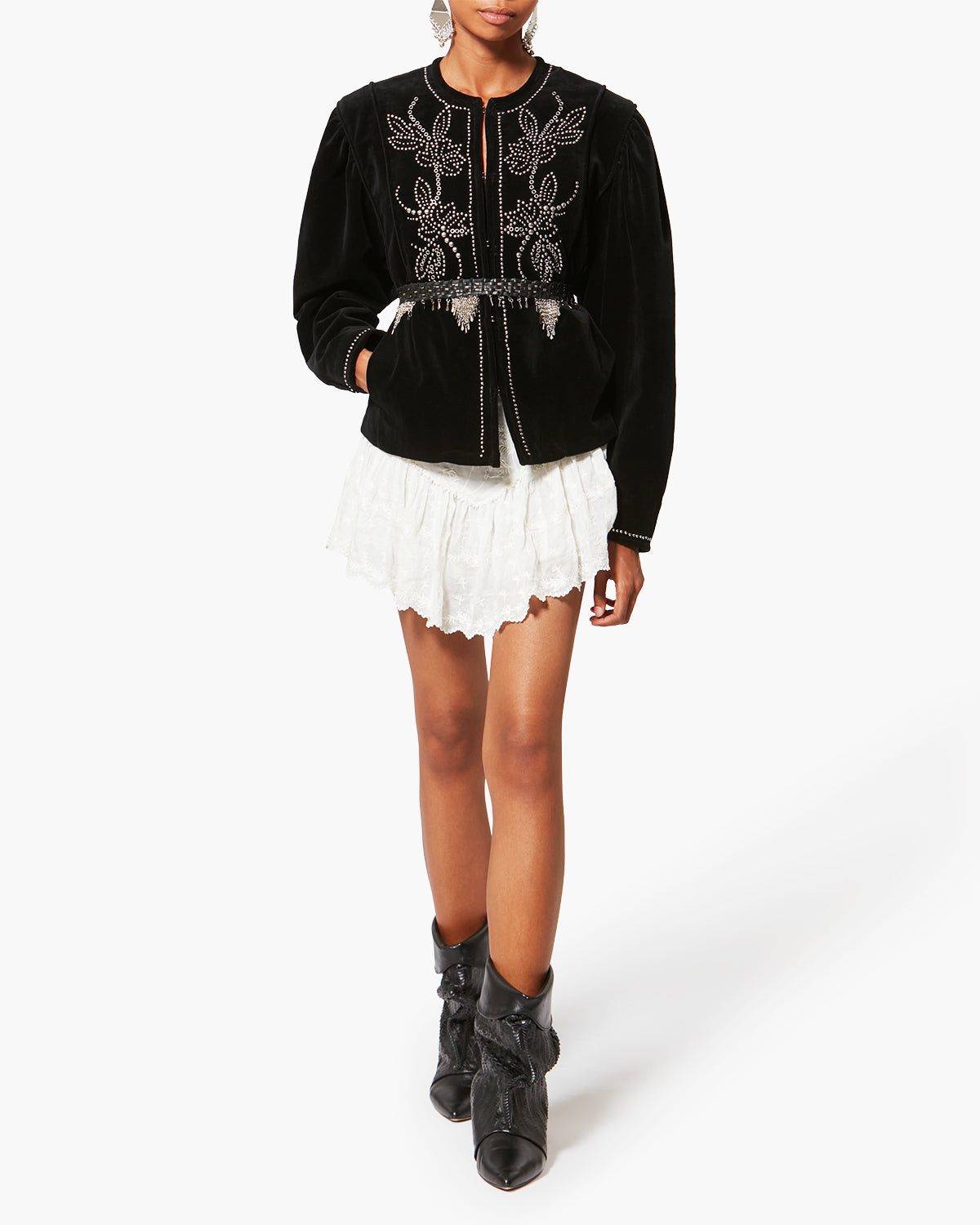 PIETRA JACKET Woman black | ISABEL MARANT Official online store