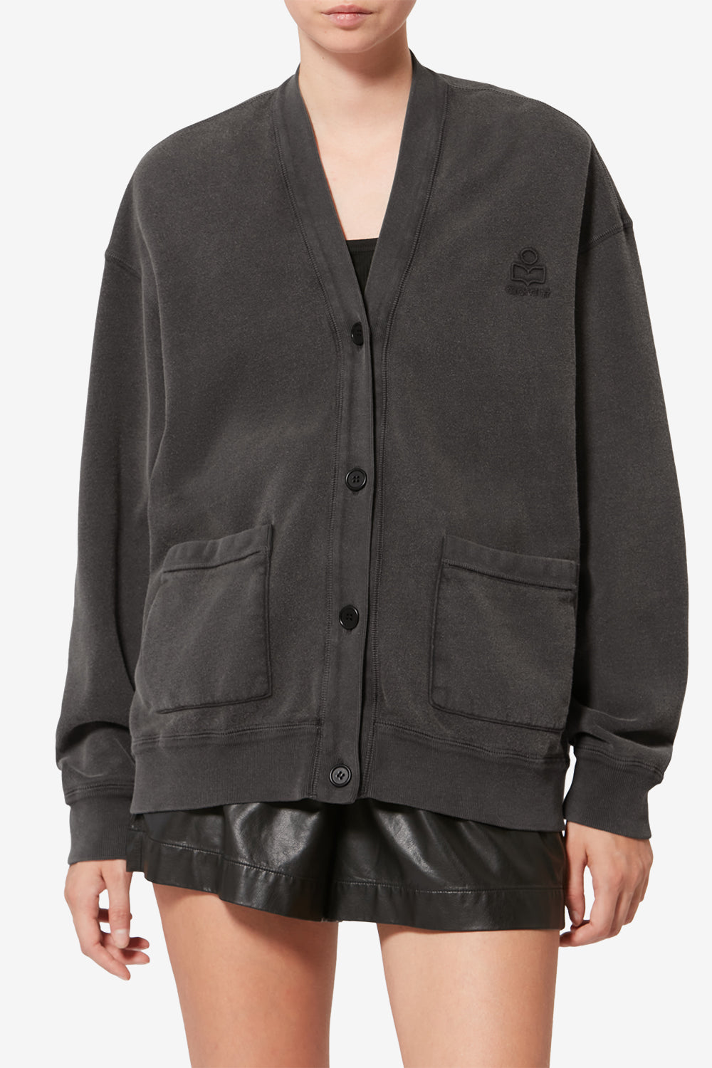 Stephy cotton jacket - Black - Woman - 4