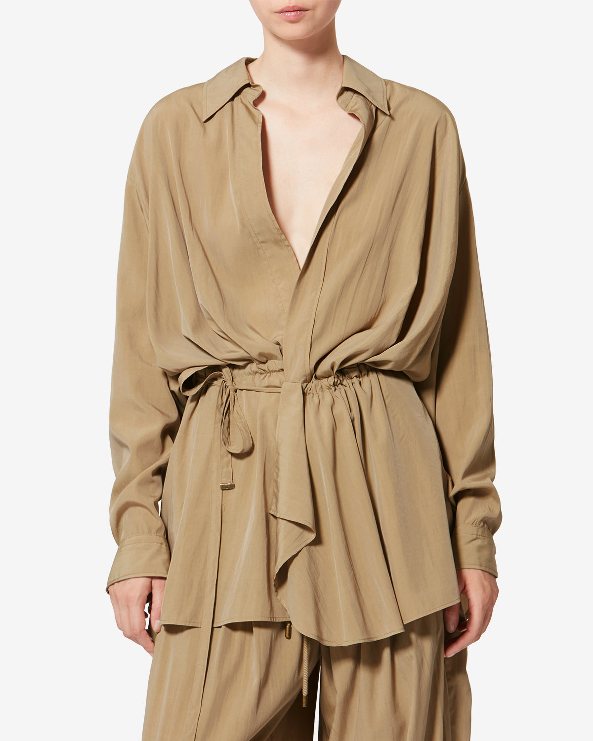 KEREN JACKET Woman khaki | ISABEL MARANT Official online store