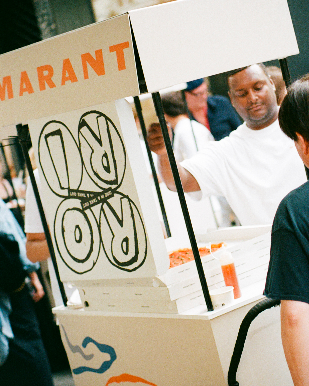 Pizza stand at the event