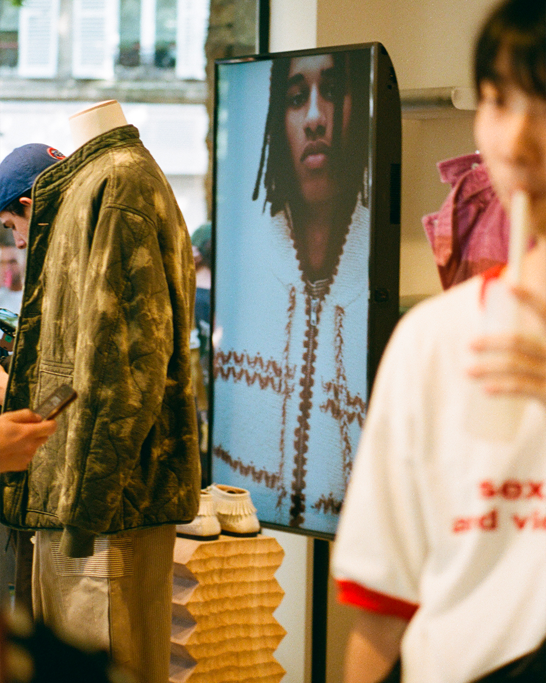 Interior of the boutique for the event